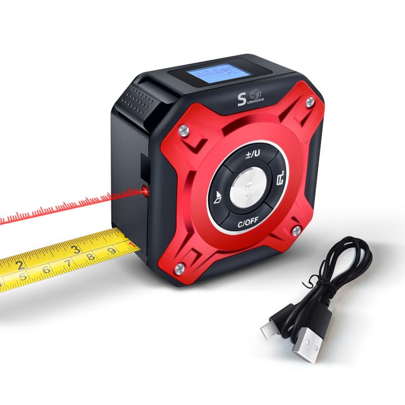 2 in 1 Digital Laser Tape Measure