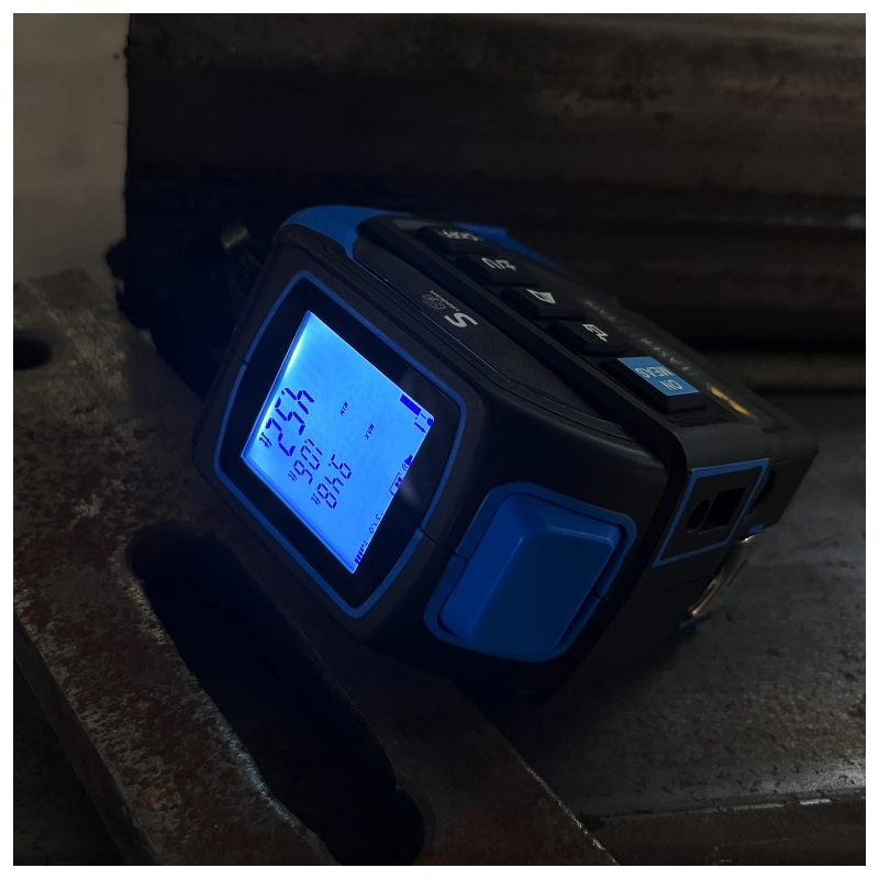 4-in-1 Laser Tape Measure with Laser Level Crosshairs |130ft/40m Laser Distance+16ft/5m