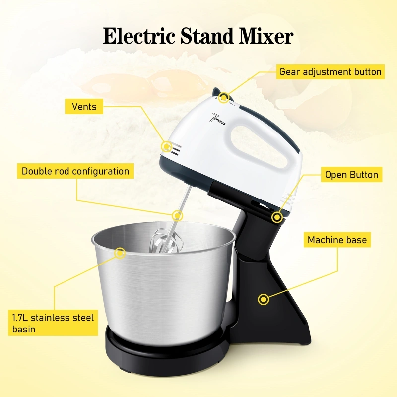 Electric Stand Mixer with Bowl 120W Home Beater
