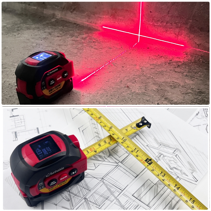 4 in 1 laser tap measure banner