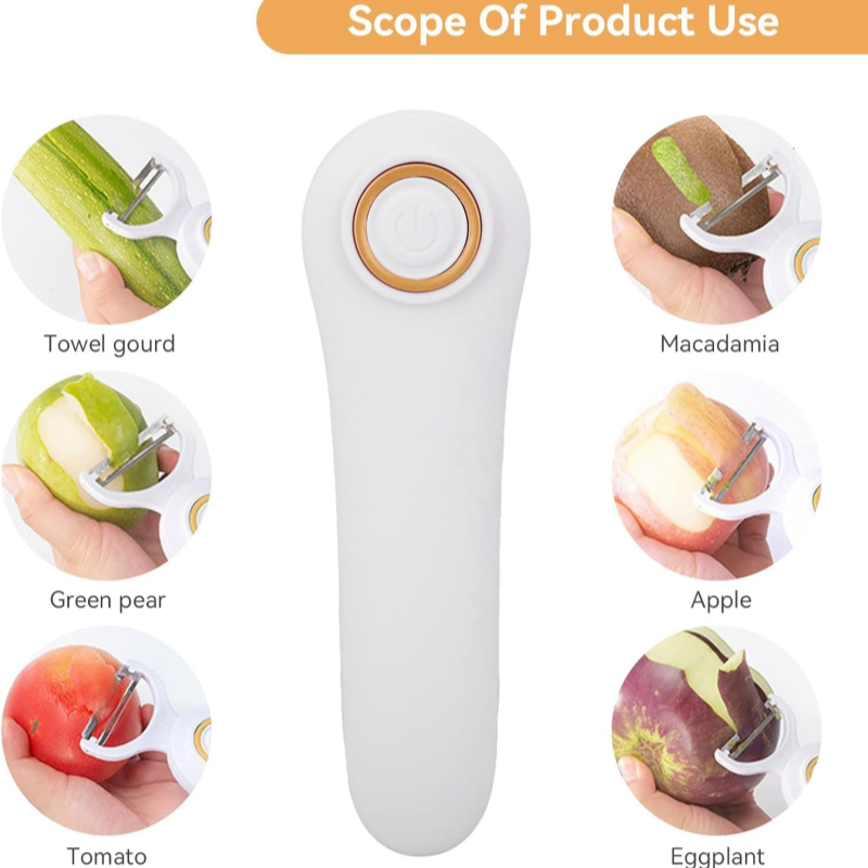 Electric fruit peeler for apple